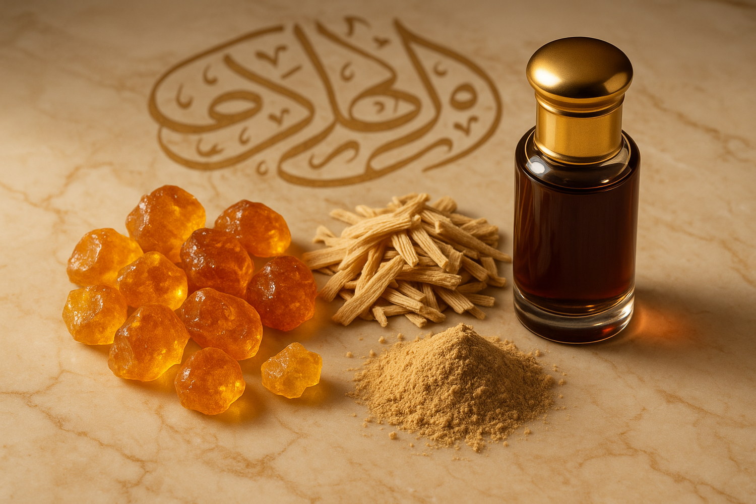 Give me ingredient image - Musk, Amber, Sandalwood